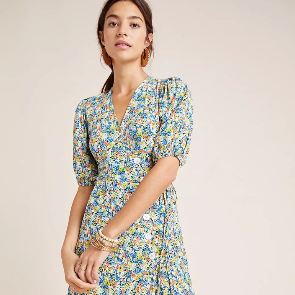 NWOT FAITHFULL THE BRAND – MARTA FLORAL MIDI DRESS